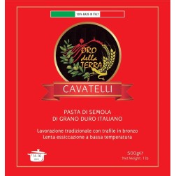 Pasta formato Cavatelli