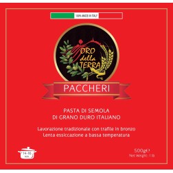 Pasta formato Paccheri