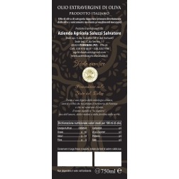 Etichetta retro olio turan